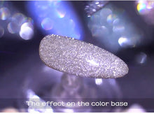 Load image into Gallery viewer, JAS Flash Top Gel 15ml (No-wipe Glitter Top Coat Gel)