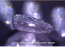 Load image into Gallery viewer, JAS Flash Top Gel 15ml (No-wipe Glitter Top Coat Gel)
