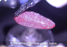 Load image into Gallery viewer, JAS Flash Top Gel 15ml (No-wipe Glitter Top Coat Gel)