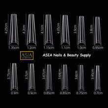 Load image into Gallery viewer, Coffin Tips Set #0-11_Super Clear