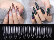 Load image into Gallery viewer, Pointed Tips_Less Curve_Set #0-9_Super Clear