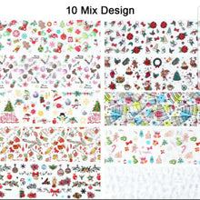Load image into Gallery viewer, Nail Art - Christmas Foil (set 10 scrolls)