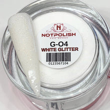 Load image into Gallery viewer, G04 WHITE GLITTER
