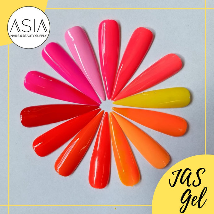JAS GEL - SUMMER COLLECTION (14 COLOURS)